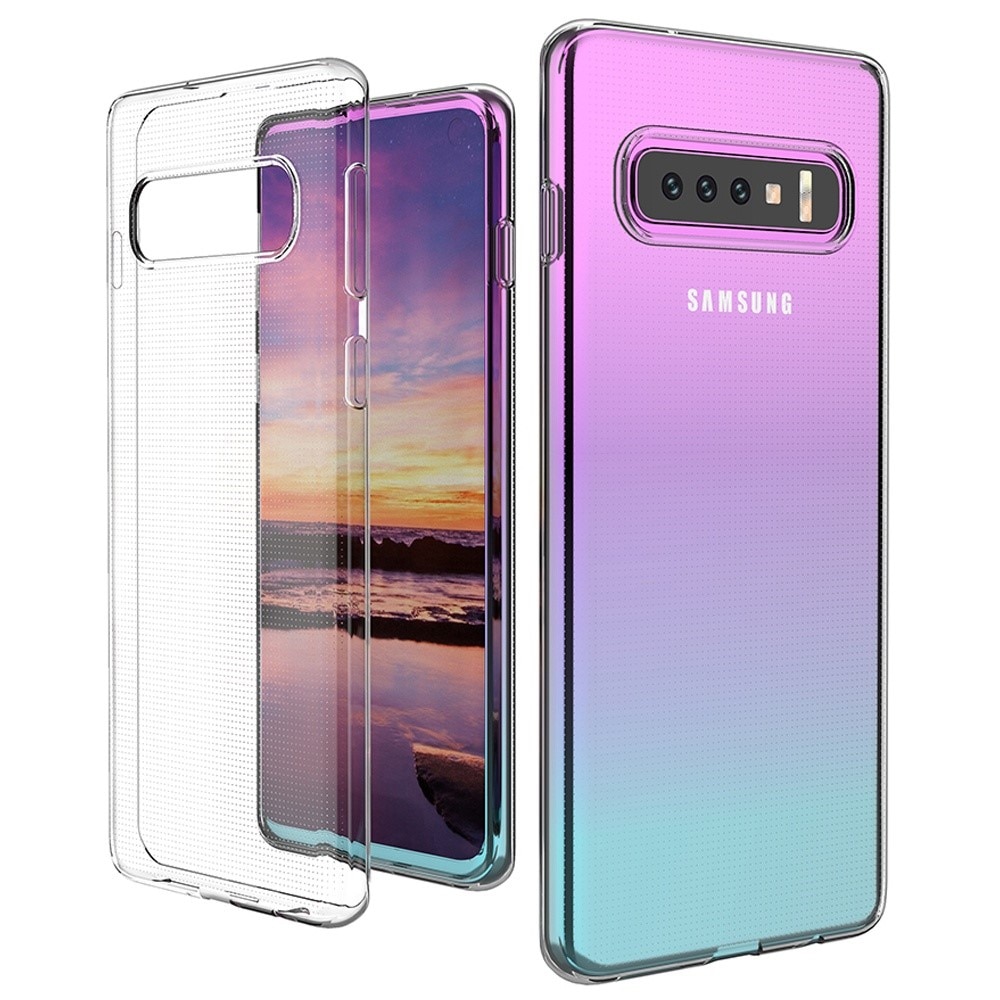 Samsung Galaxy S10 Plus Tunt TPU-skal, transparent