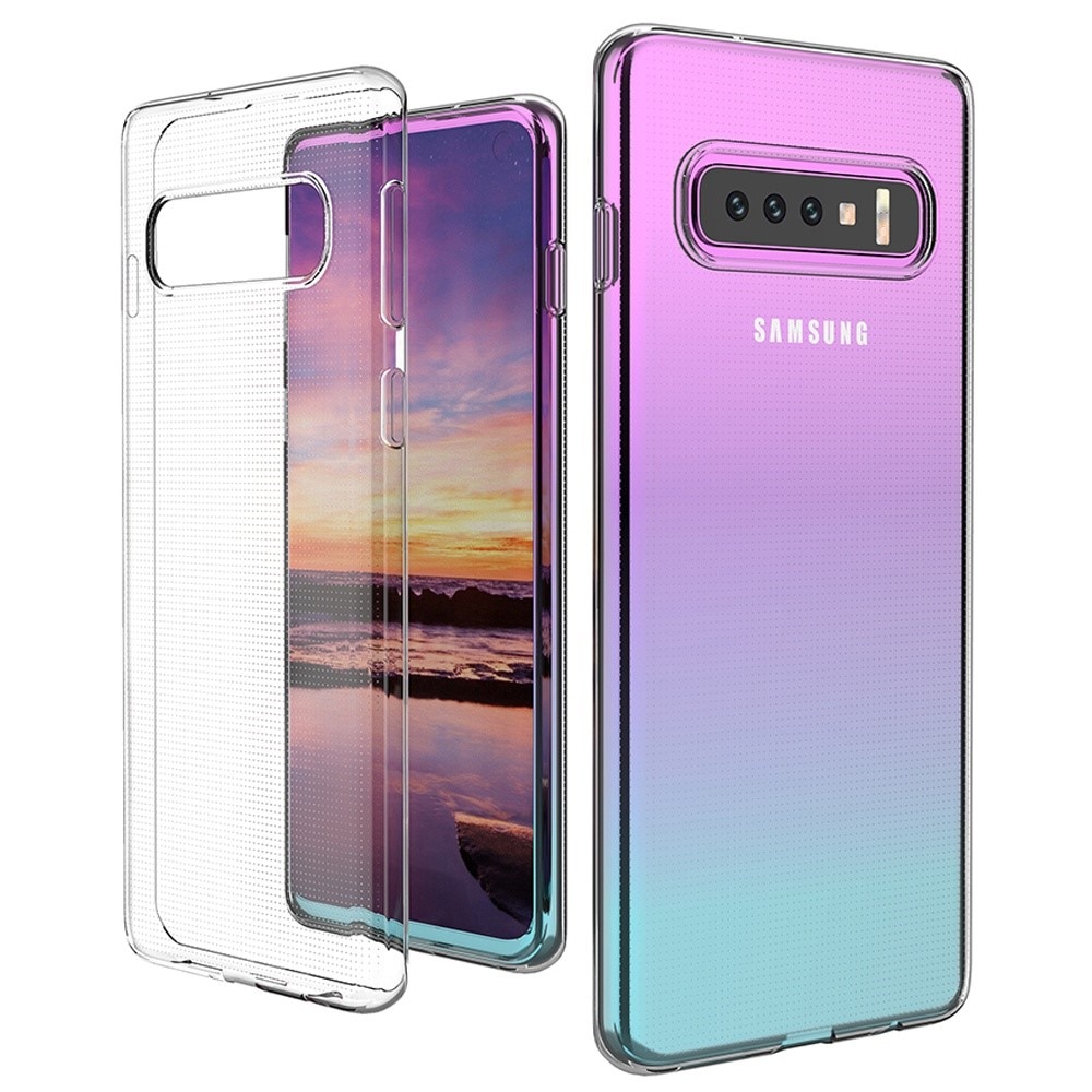 Samsung Galaxy S10 Tunt TPU-skal, transparent