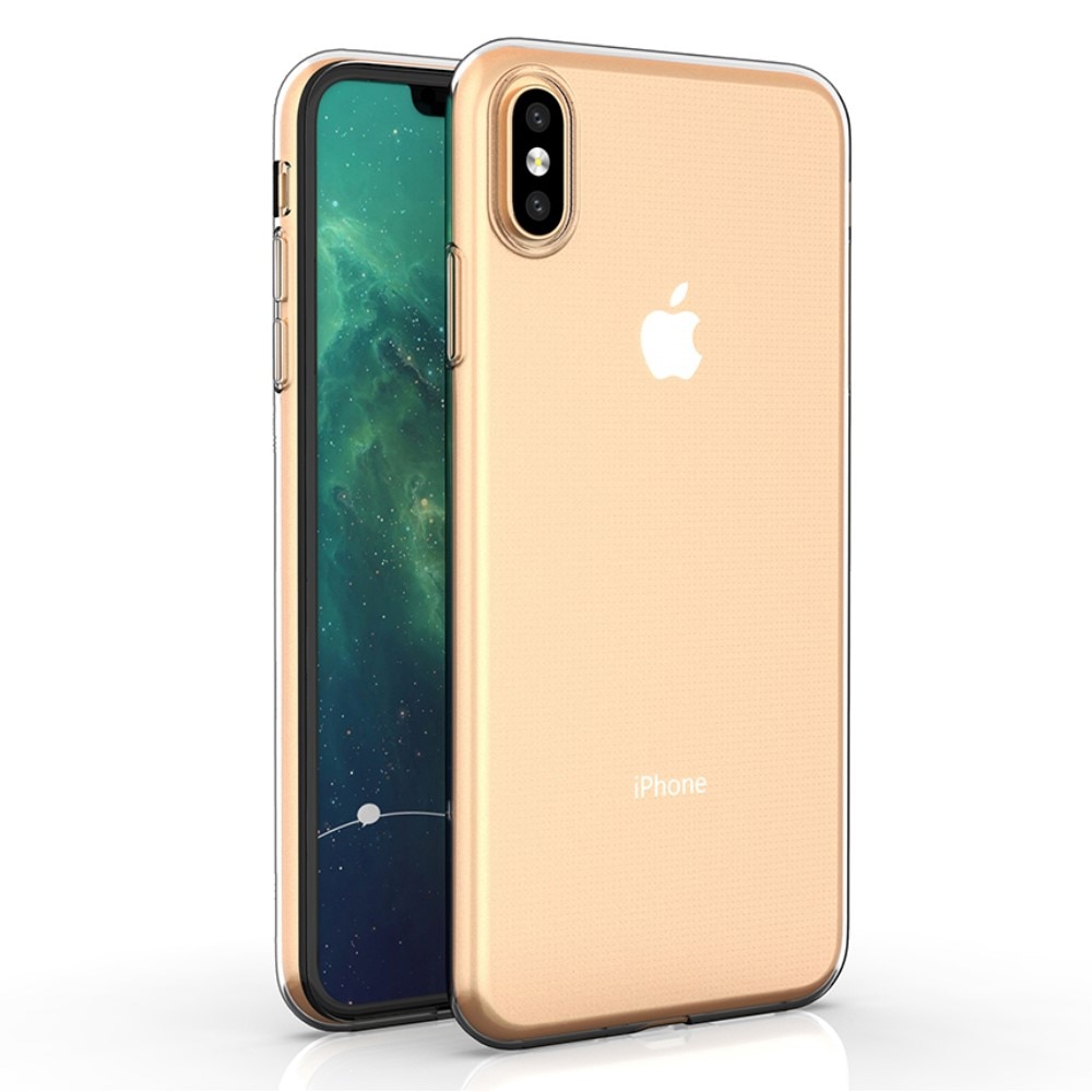 iPhone XS Max Tunt TPU-skal, transparent