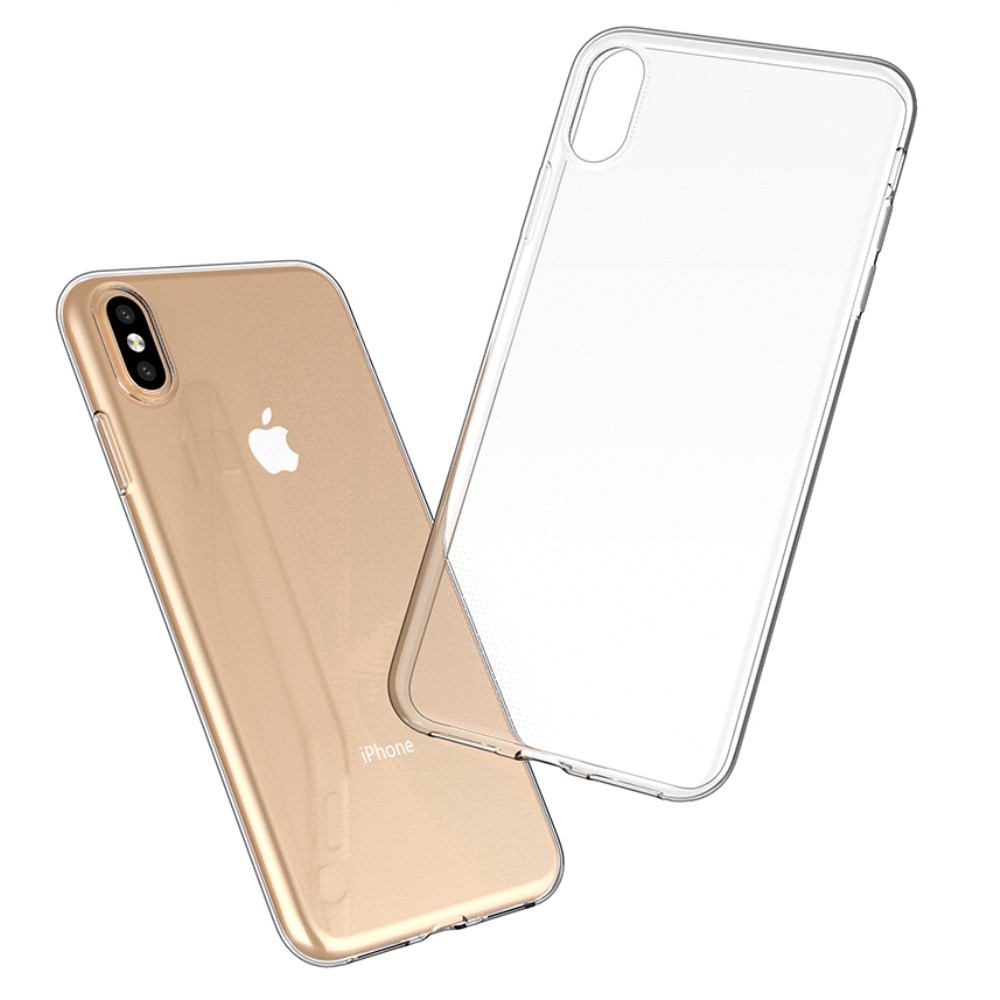 iPhone XS Max Tunt TPU-skal, transparent