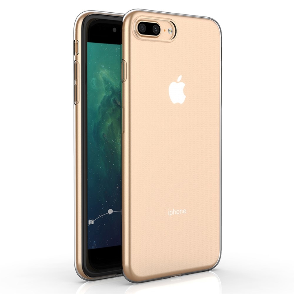 iPhone 7 Plus/iPhone 8 Plus Tunt TPU-skal, Genomskinlig