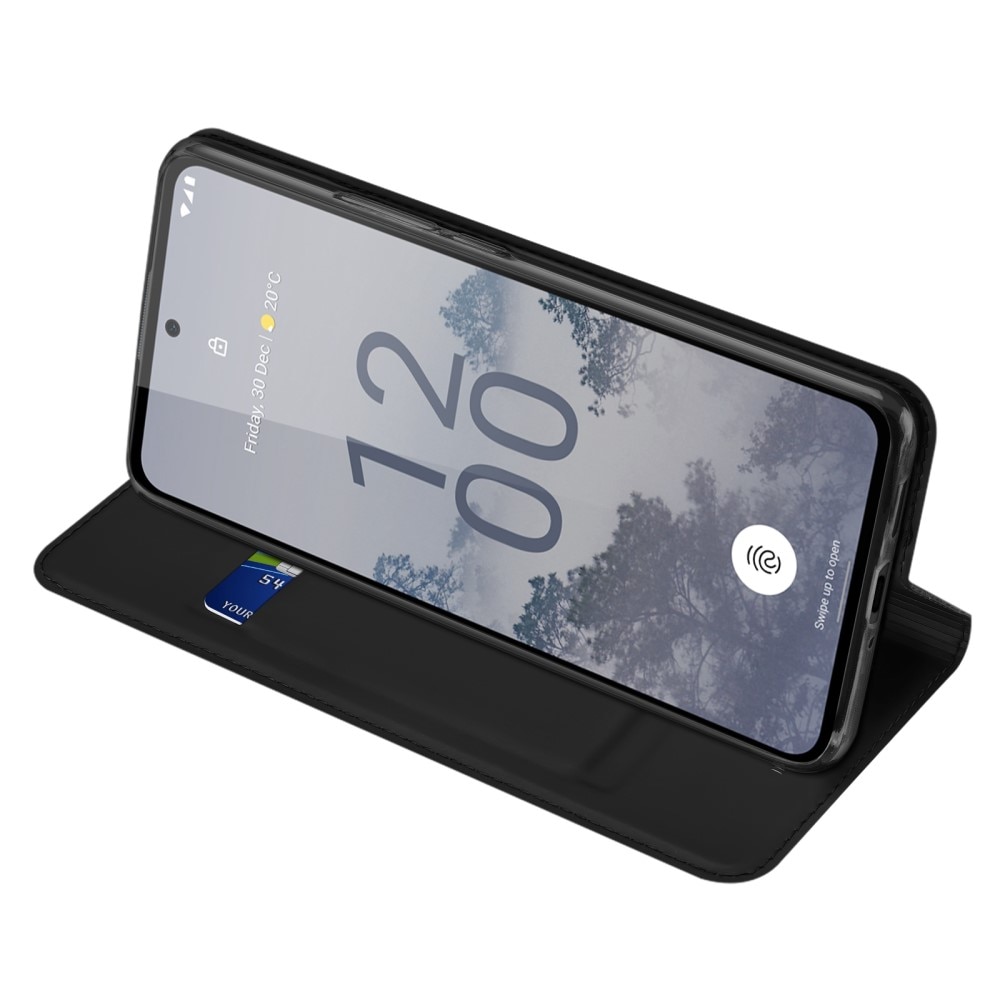 Nokia X30 Slimmat mobilfodral, Black