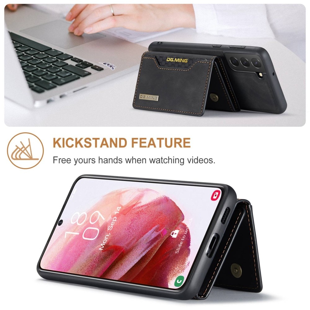 Samsung Galaxy S23 Skal med avtagbar plånbok, svart
