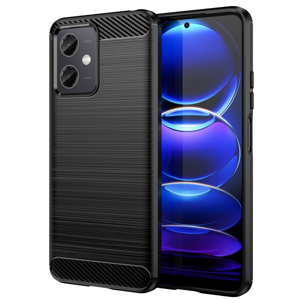 Xiaomi Redmi Note 12 TPU-skal Brushed, Black