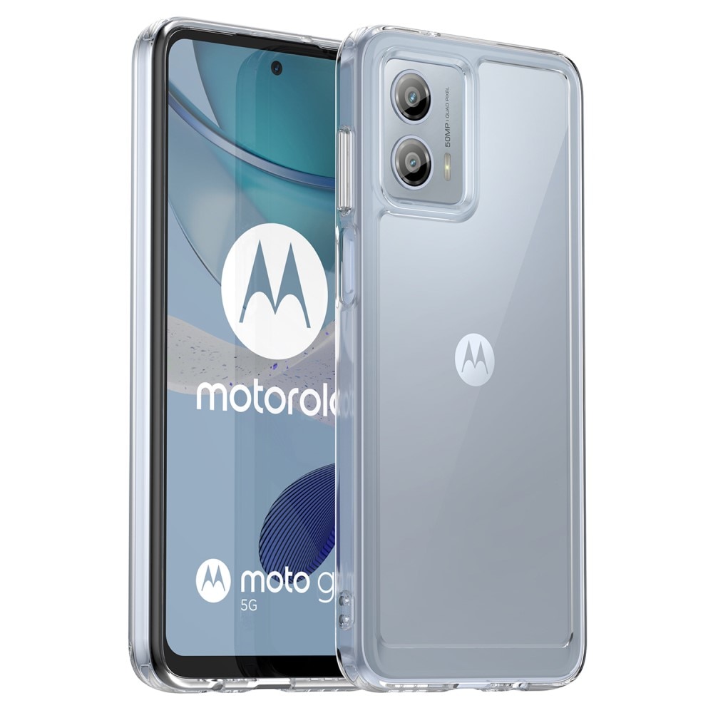 Motorola Moto G53 Crystal Hybrid-skal, transparent