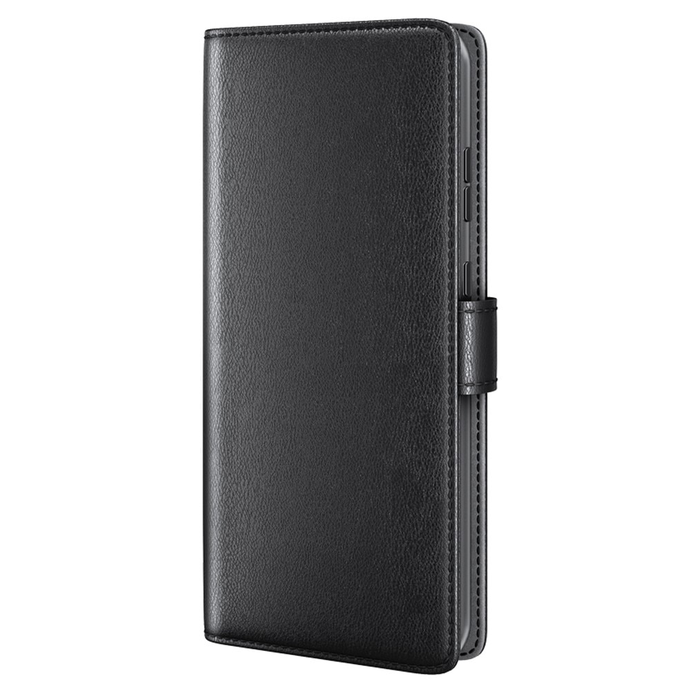 Sony Xperia 10 V Plånboksfodral i Äkta Läder, svart