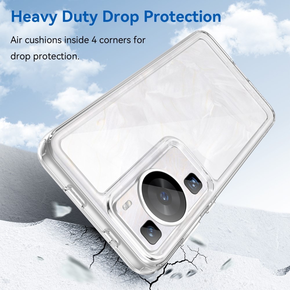 Huawei P60/P60 Pro Crystal Hybrid-skal, transparent