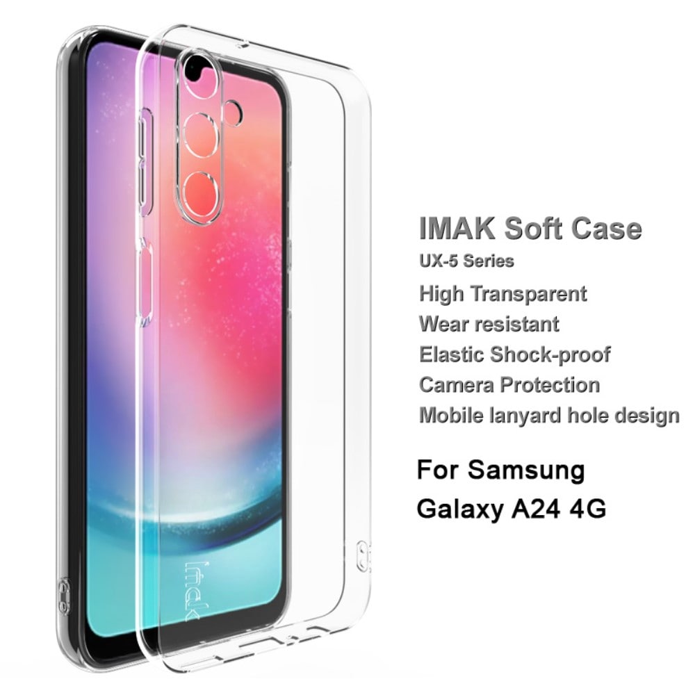 Samsung Galaxy A24 Skal i TPU, genomskinlig