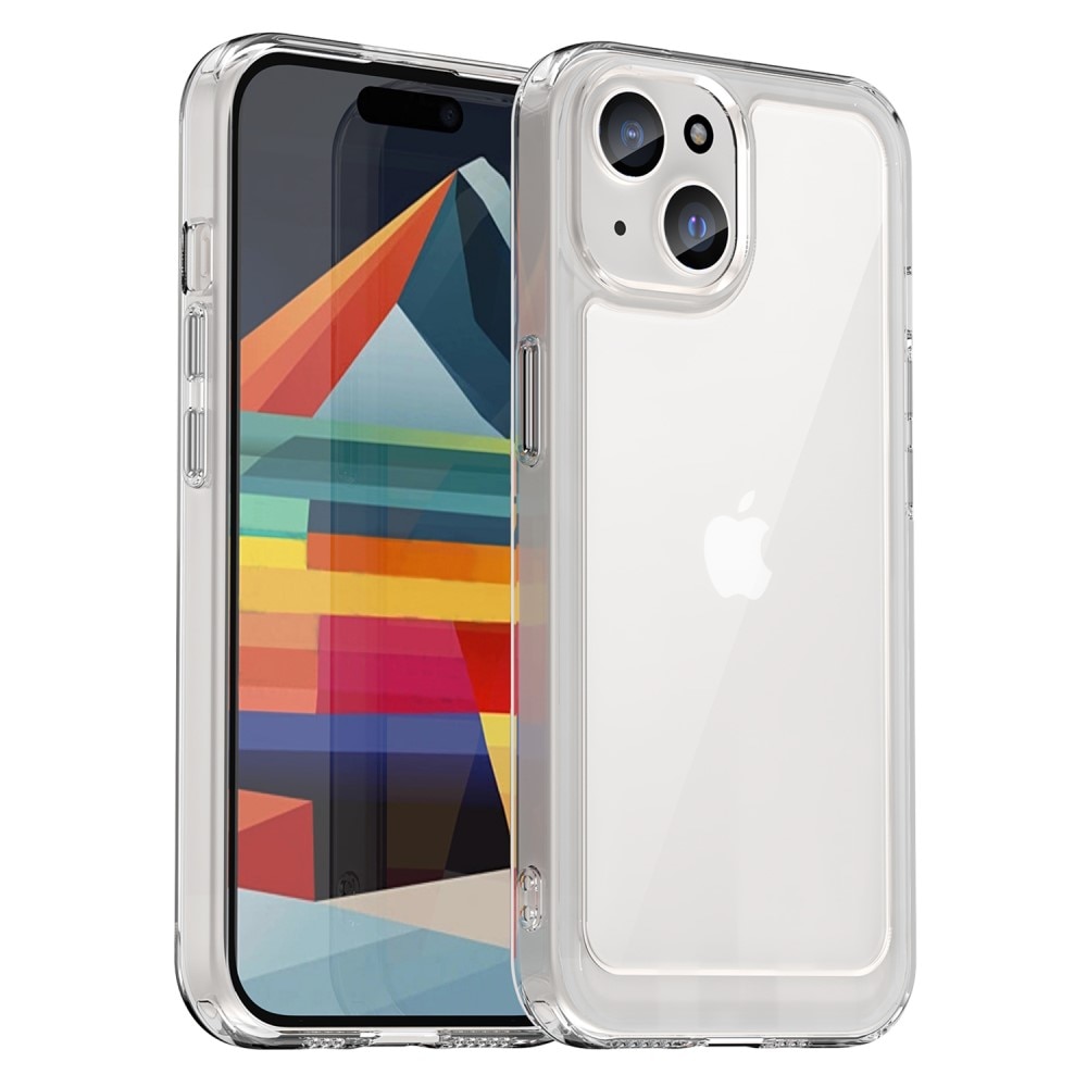 iPhone 16 Plus Crystal Hybrid-skal, transparent
