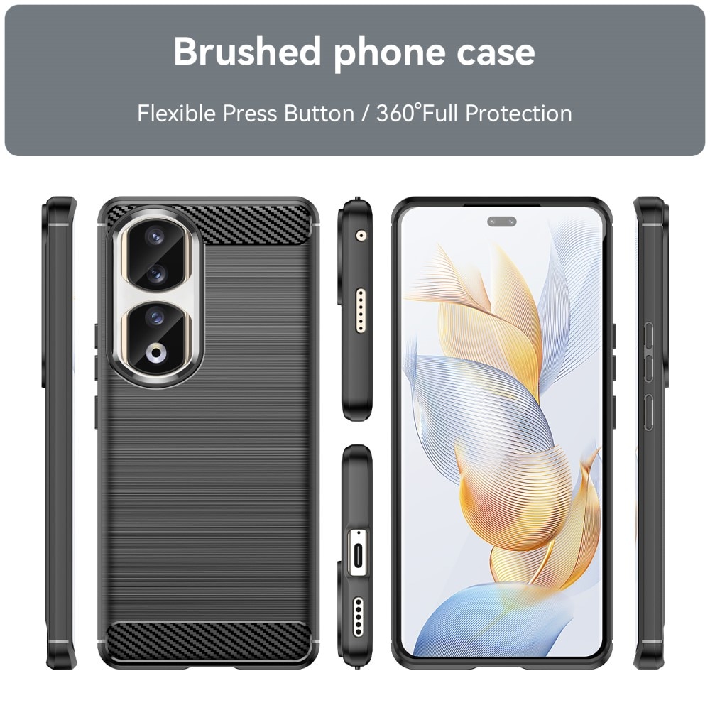 Honor 90 Pro TPU-skal Brushed, Black