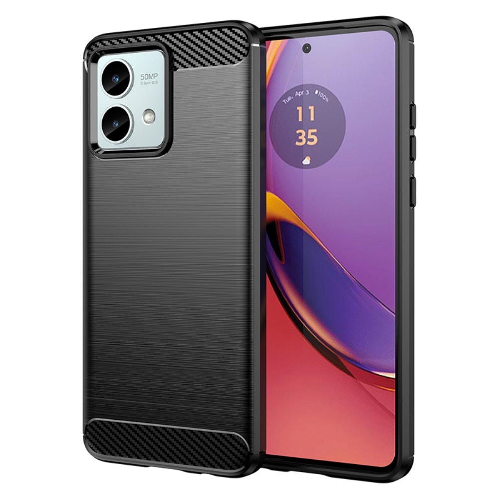 Motorola Moto G84 TPU-skal Brushed, Black