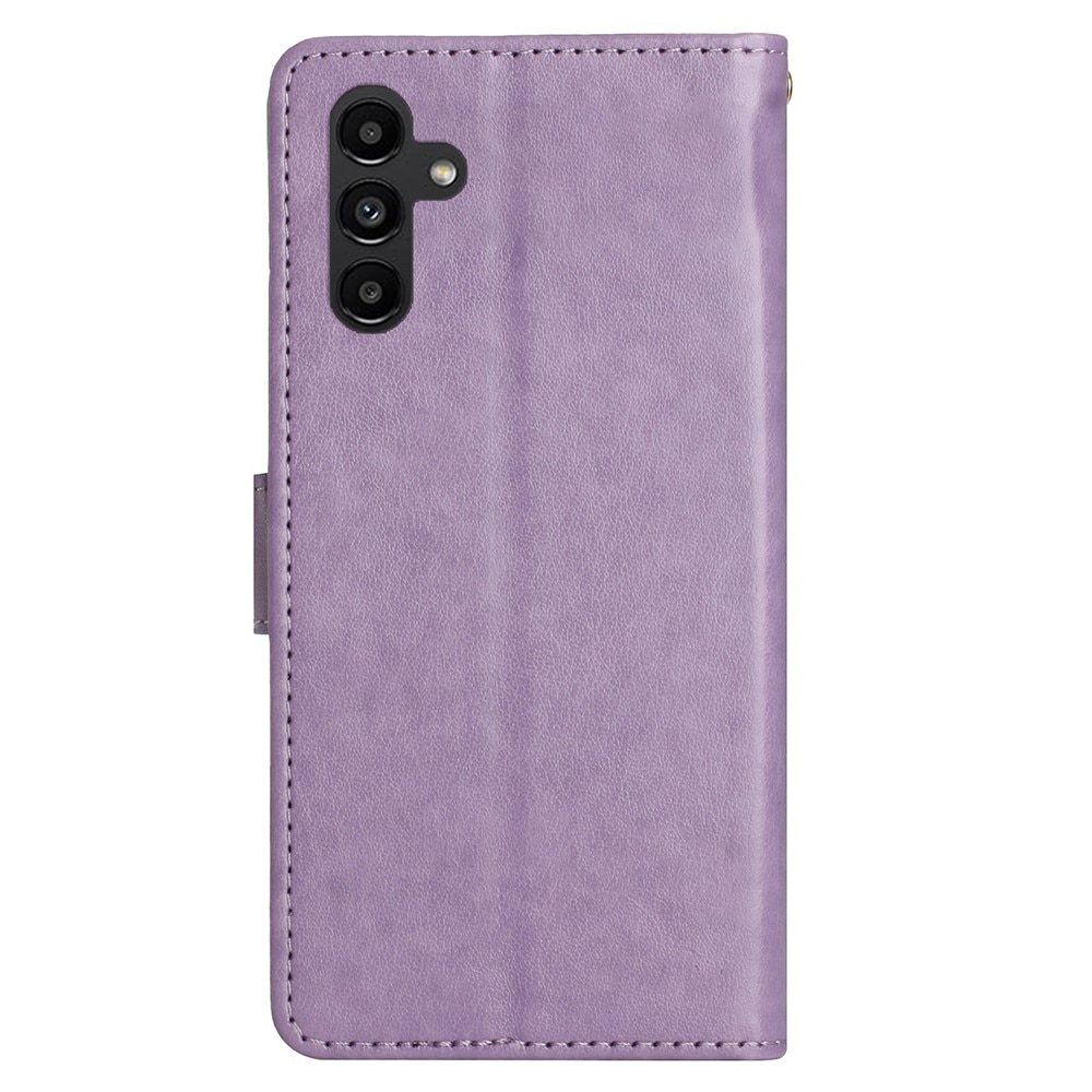 Samsung Galaxy A25 Mobilfodral med fjärilar, Lila