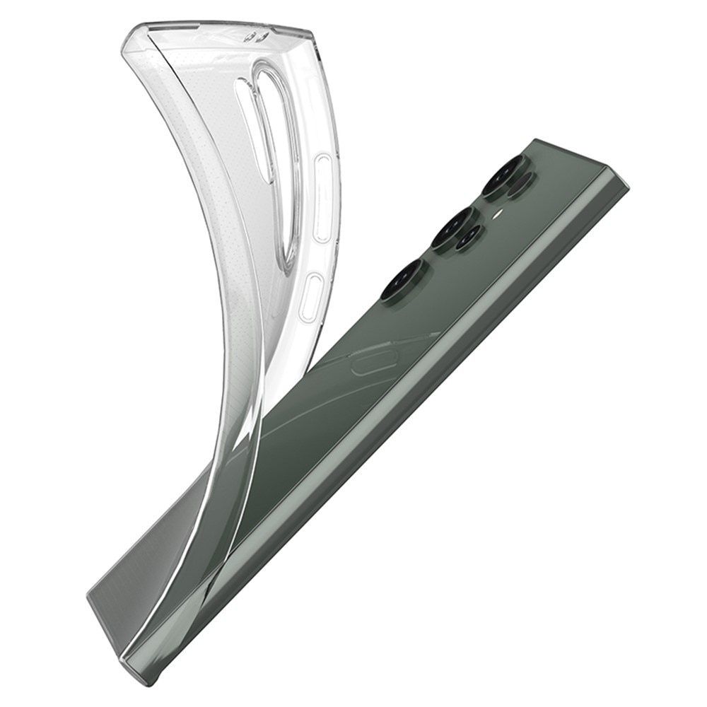 Samsung Galaxy S24 Ultra Tunt TPU-skal, transparent