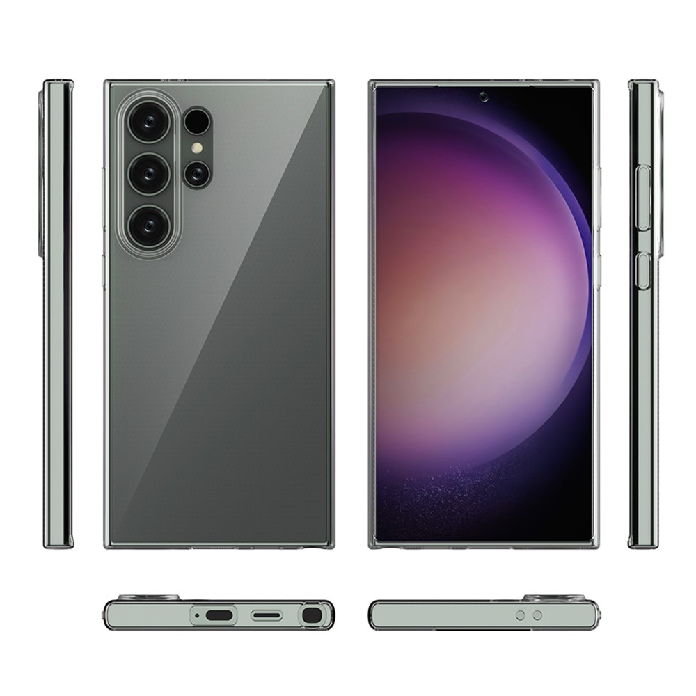 Samsung Galaxy S24 Ultra Tunt TPU-skal, transparent