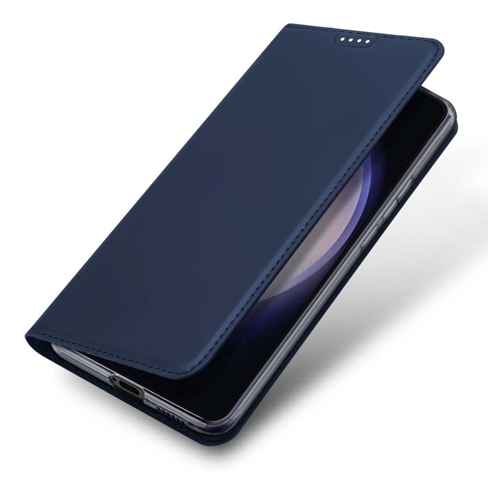 Samsung Galaxy S24 Slimmat mobilfodral, blå