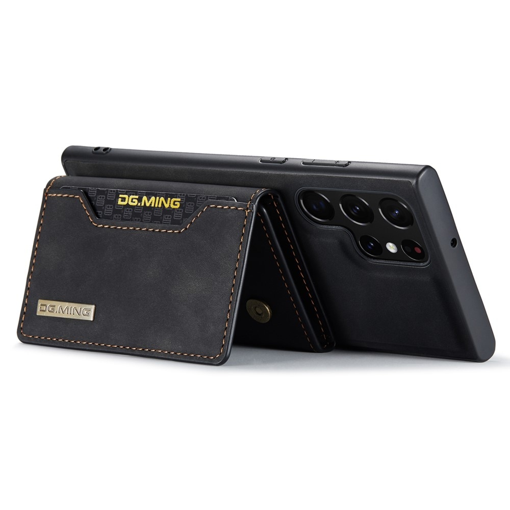 Samsung Galaxy S24 Ultra Skal med avtagbar plånbok, svart