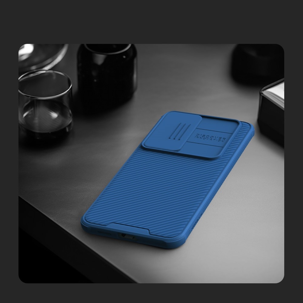 Samsung Galaxy S24 Skal med kameraskydd - CamShield, blå