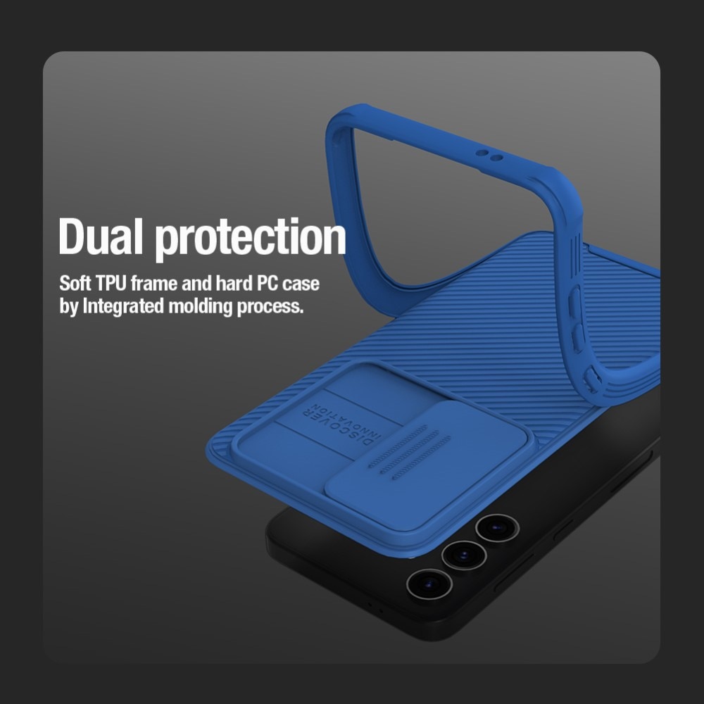 Samsung Galaxy S24 Skal med kameraskydd - CamShield, blå