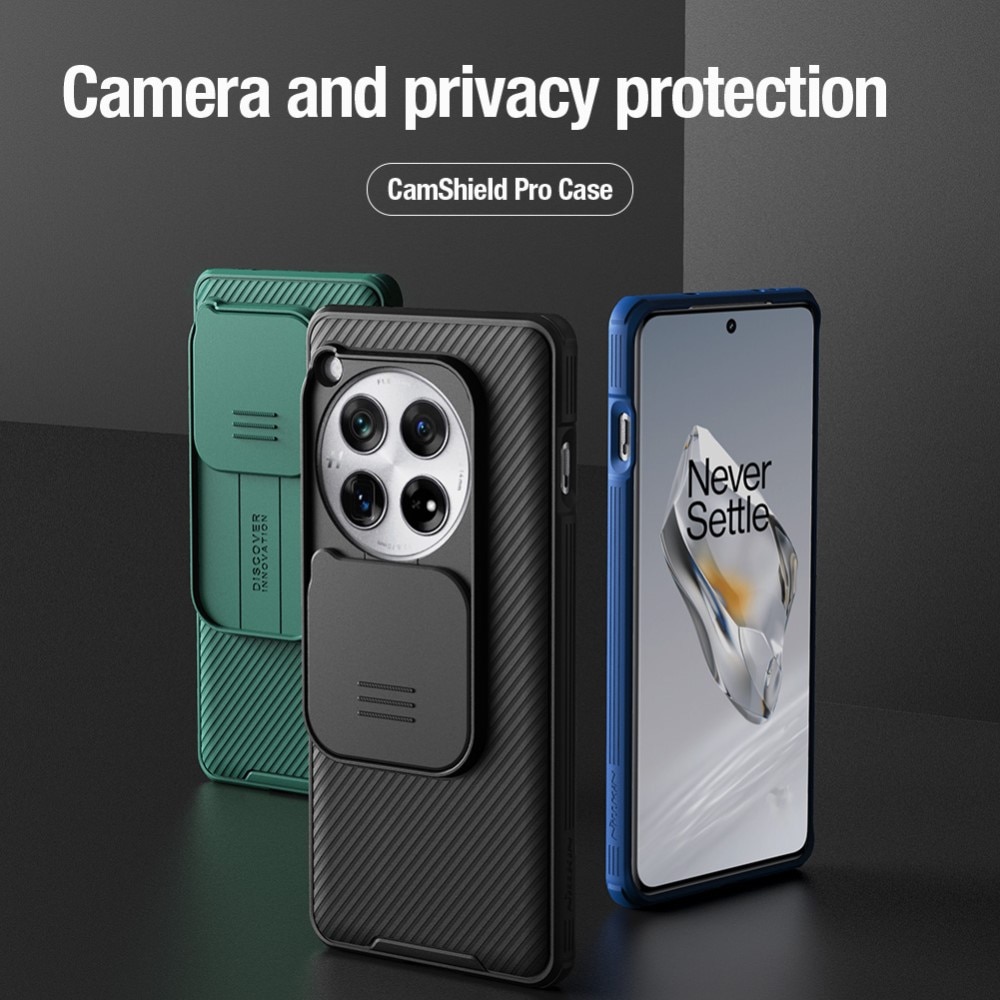 OnePlus 12 Skal med kameraskydd - CamShield, svart