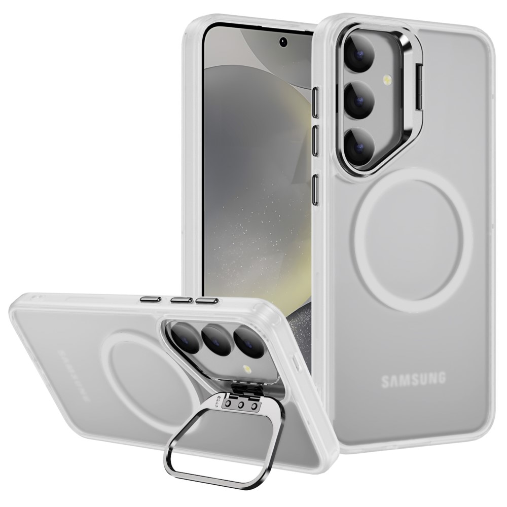 Samsung Galaxy S24 Ultra Hybridskal MagSafe med kickstand, Genomskinlig