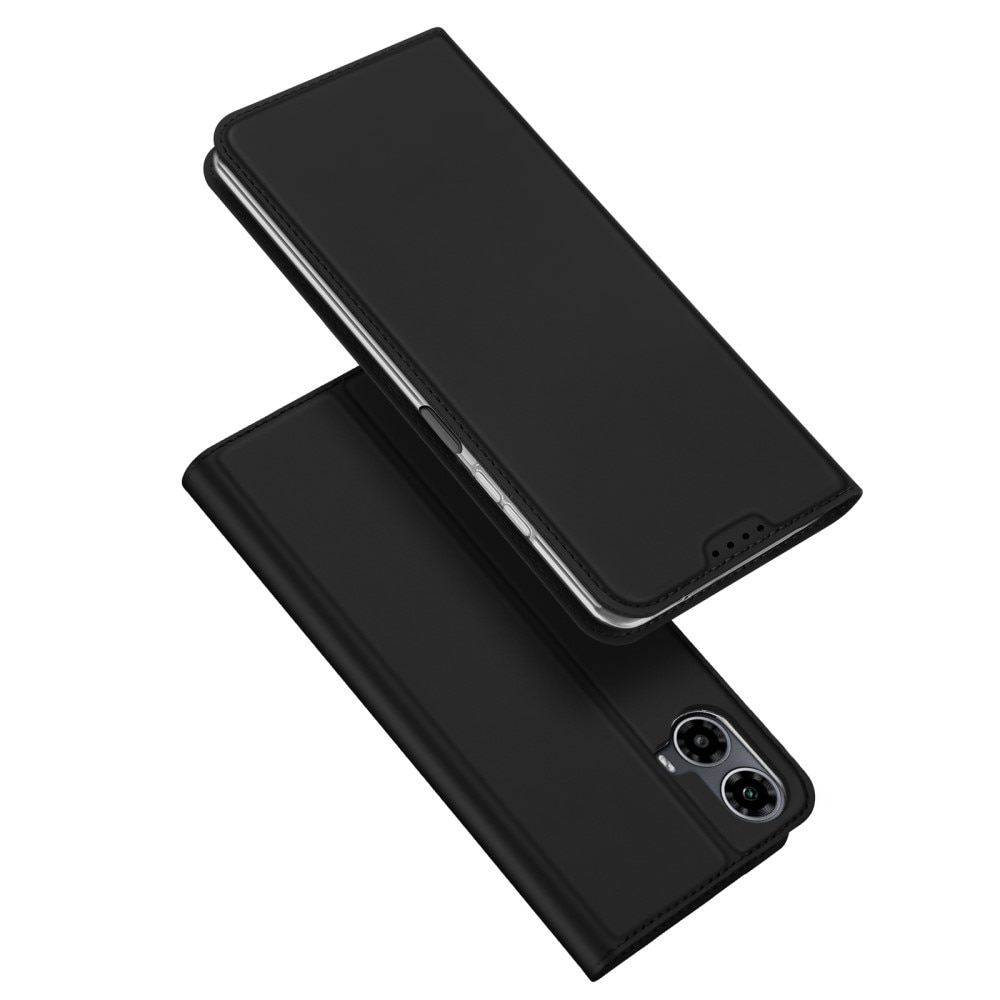 Motorola Moto G34 Slimmat mobilfodral, svart