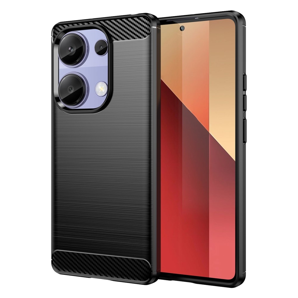 Xiaomi Redmi Note 13 Pro 4G TPU-skal Brushed, Black