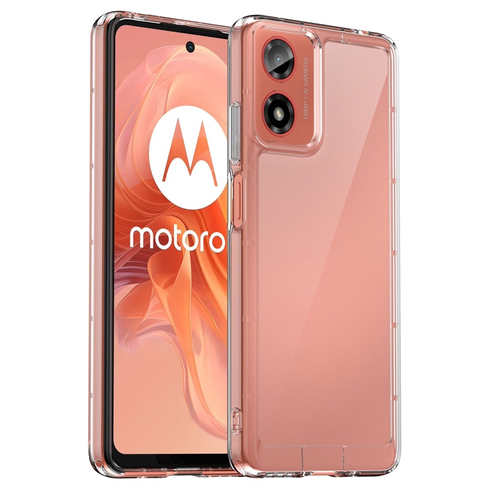 Motorola Moto G04 Crystal Hybrid-skal, transparent