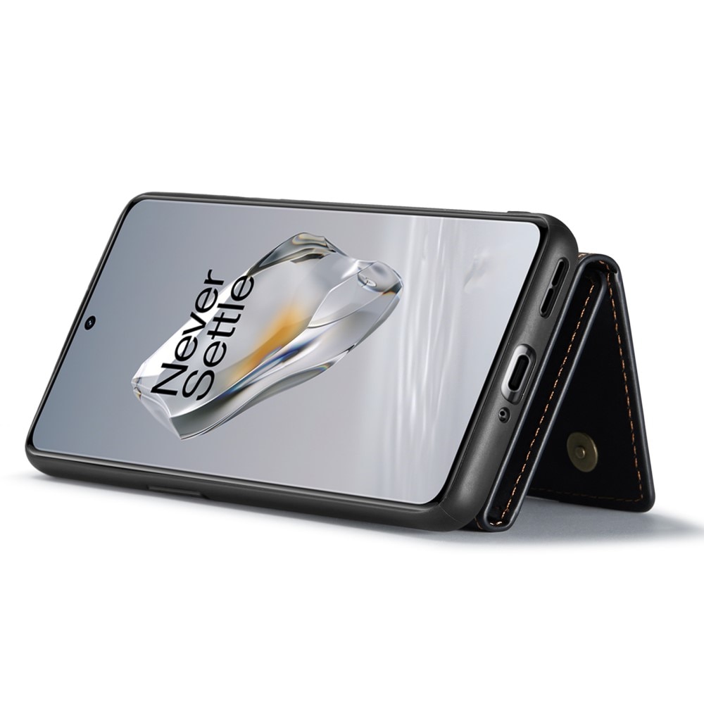OnePlus 12 Skal med avtagbar plånbok, svart