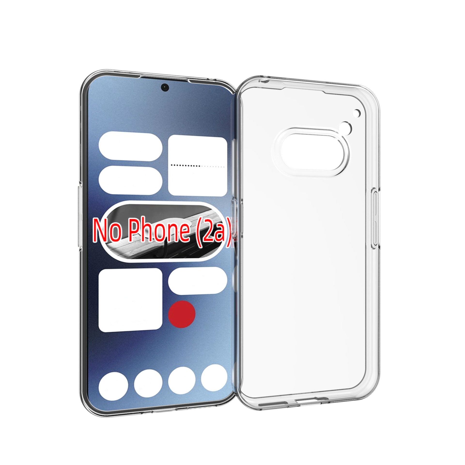 Nothing Phone 2a Tunt TPU-skal, transparent