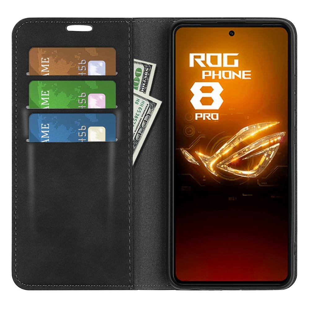 Asus ROG Phone 8 Slimmat fodral med kortfack, svart