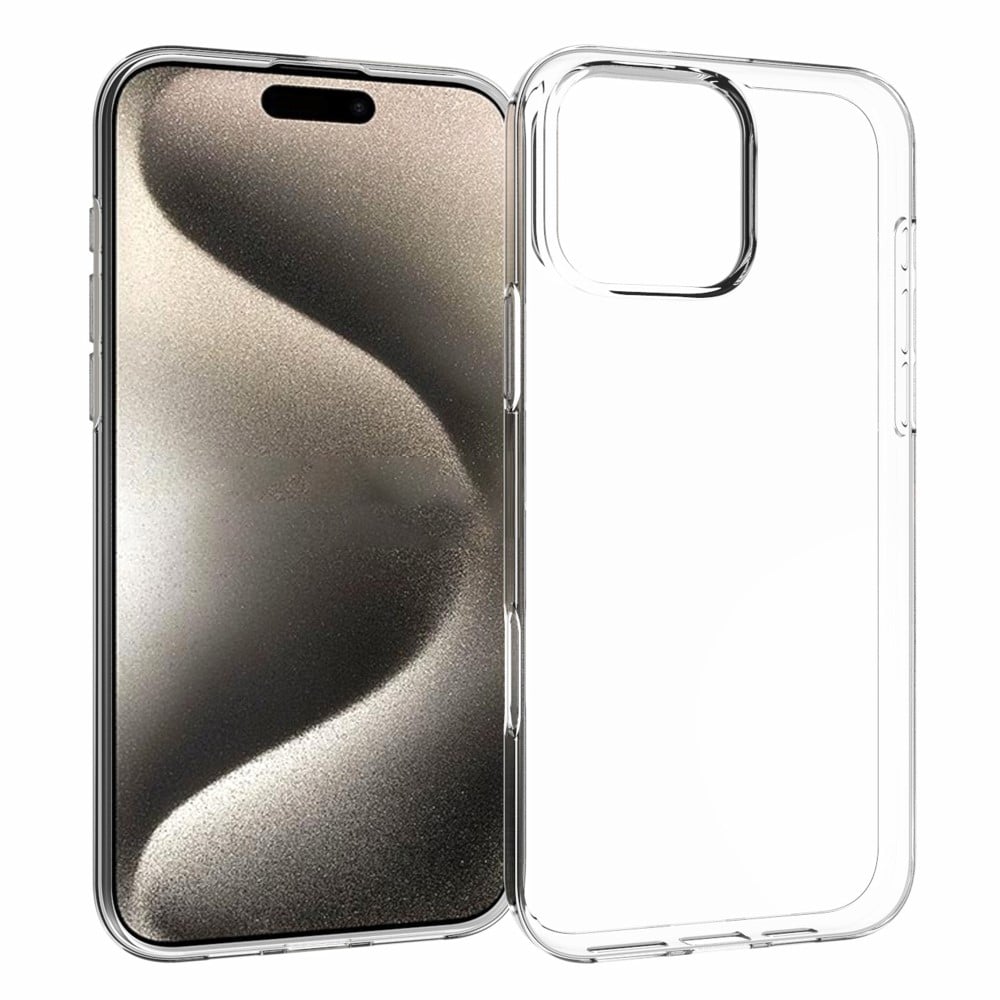 iPhone 16 Pro Max Tunt TPU-skal, transparent