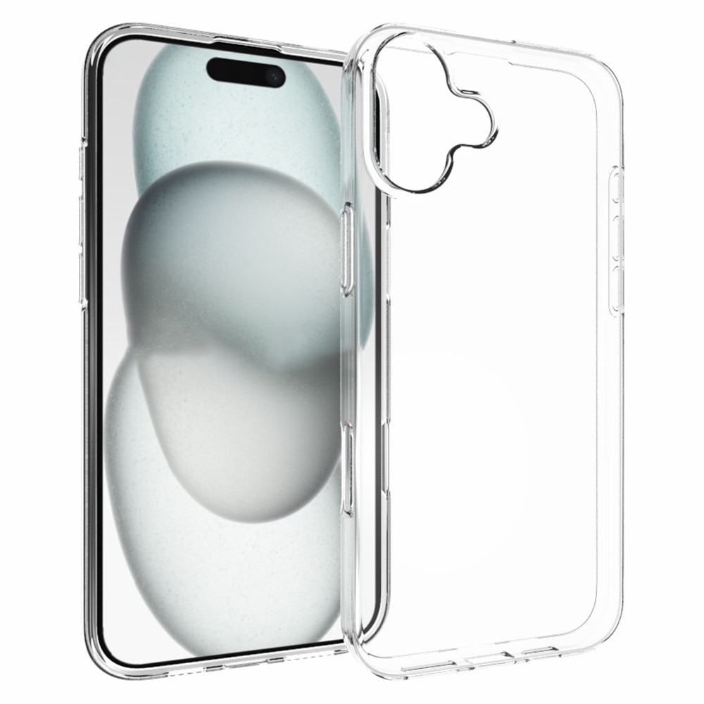 iPhone 16 Plus Tunt TPU-skal, transparent