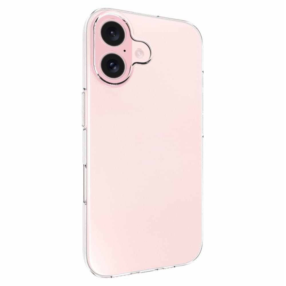 iPhone 16 Tunt TPU-skal, transparent