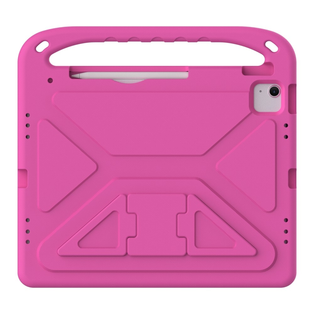 iPad Pro 13 7th Gen (2024) Stöttåligt skal/fodral med handtag - Perfekt för barn, rosa