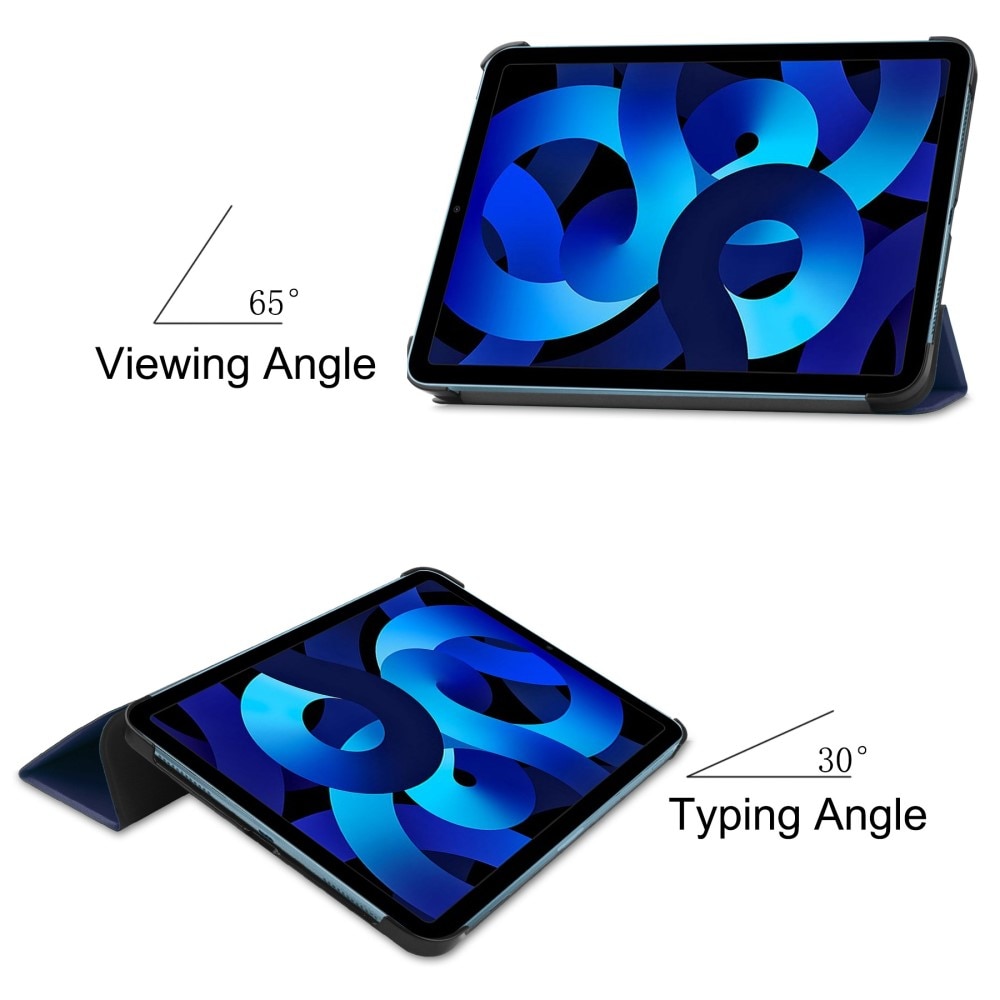 iPad 10.9 10th Gen (2022) Tri-Fold Fodral, blå