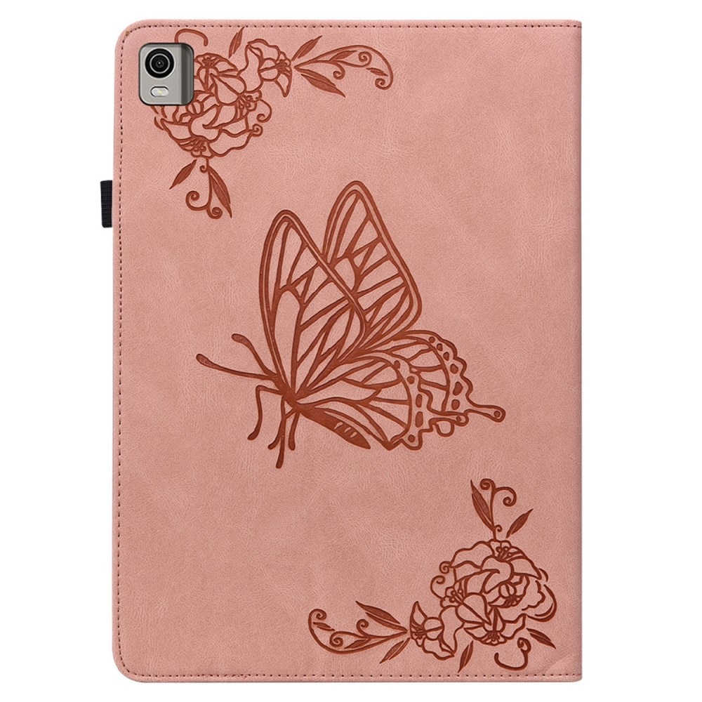 Nokia T21 Fodral med fjärilar, rosa