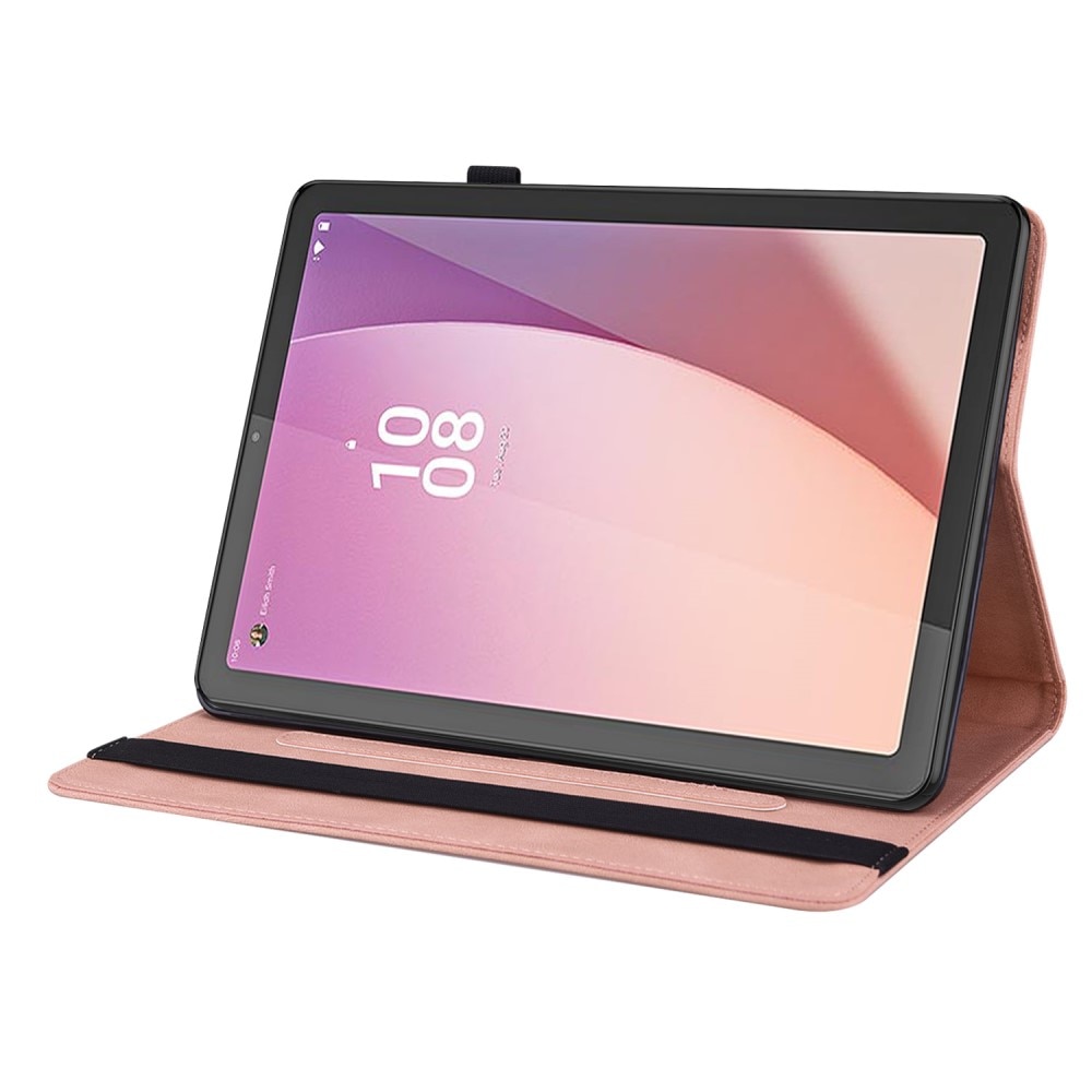 Lenovo Tab M9 Fodral med fjärilar, rosa