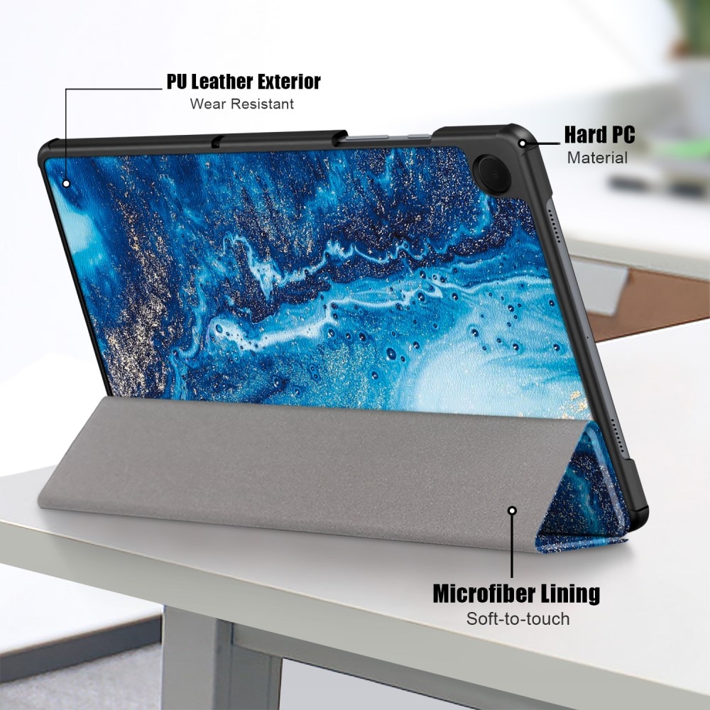 Samsung Galaxy Tab A9 Plus Tri-Fold Fodral, hav
