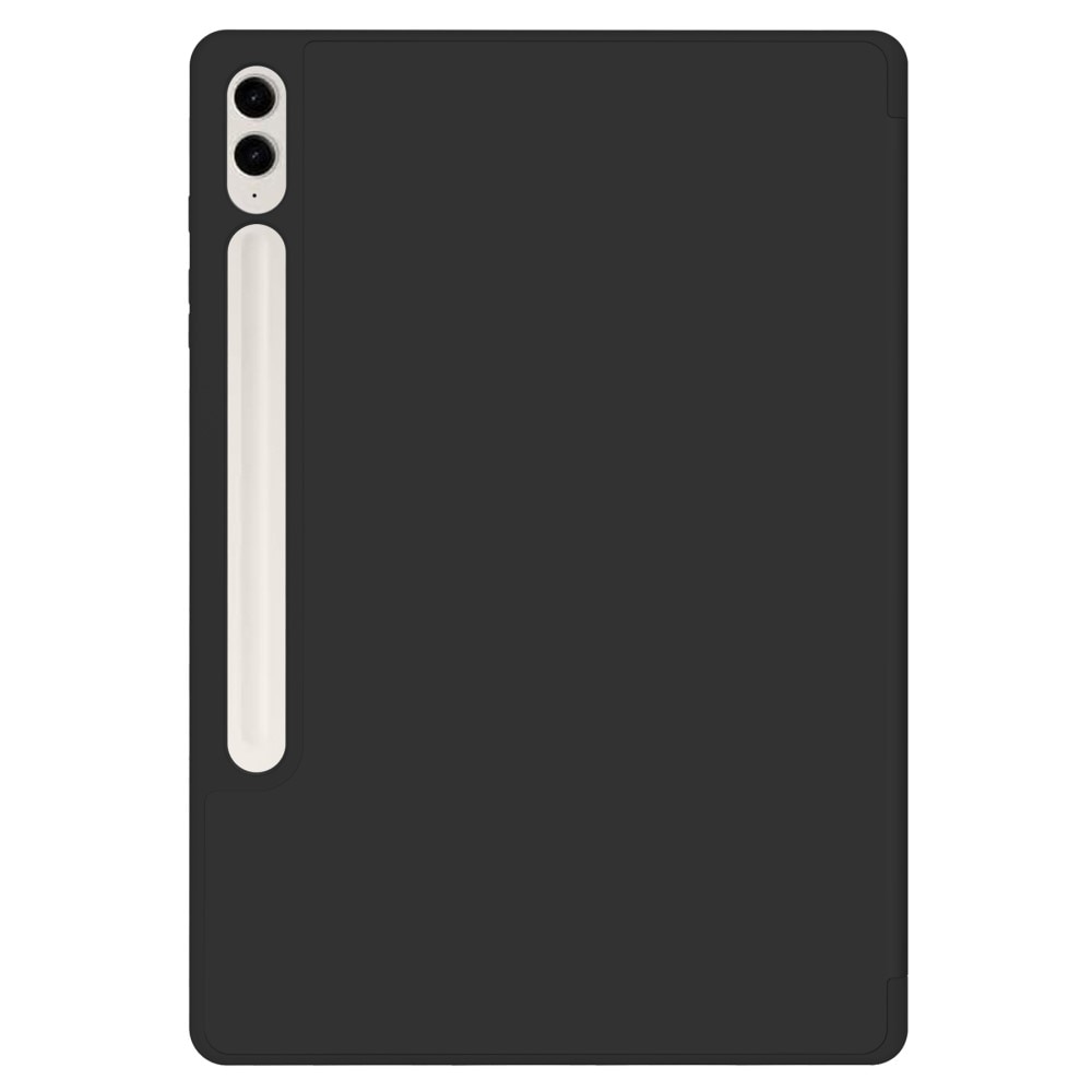 Samsung Galaxy Tab S9 FE Plus Tri-fold Fodral med pennhållare, svart