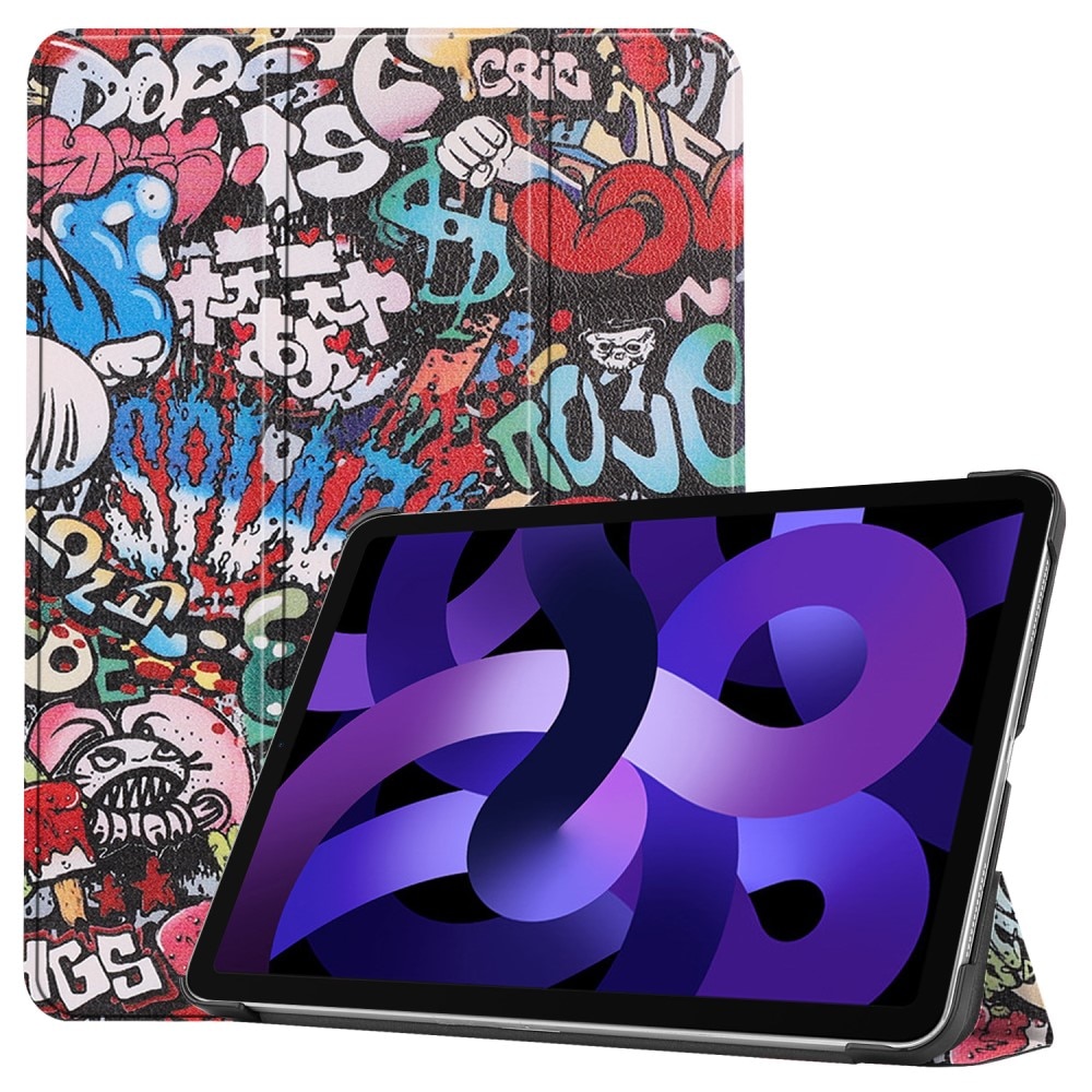 iPad Air 11 6th Gen (2024) Tri-Fold Fodral, graffiti