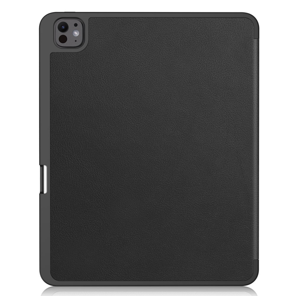 iPad Pro 13 7th Gen (2024) Tri-fold Fodral med pennhållare, svart