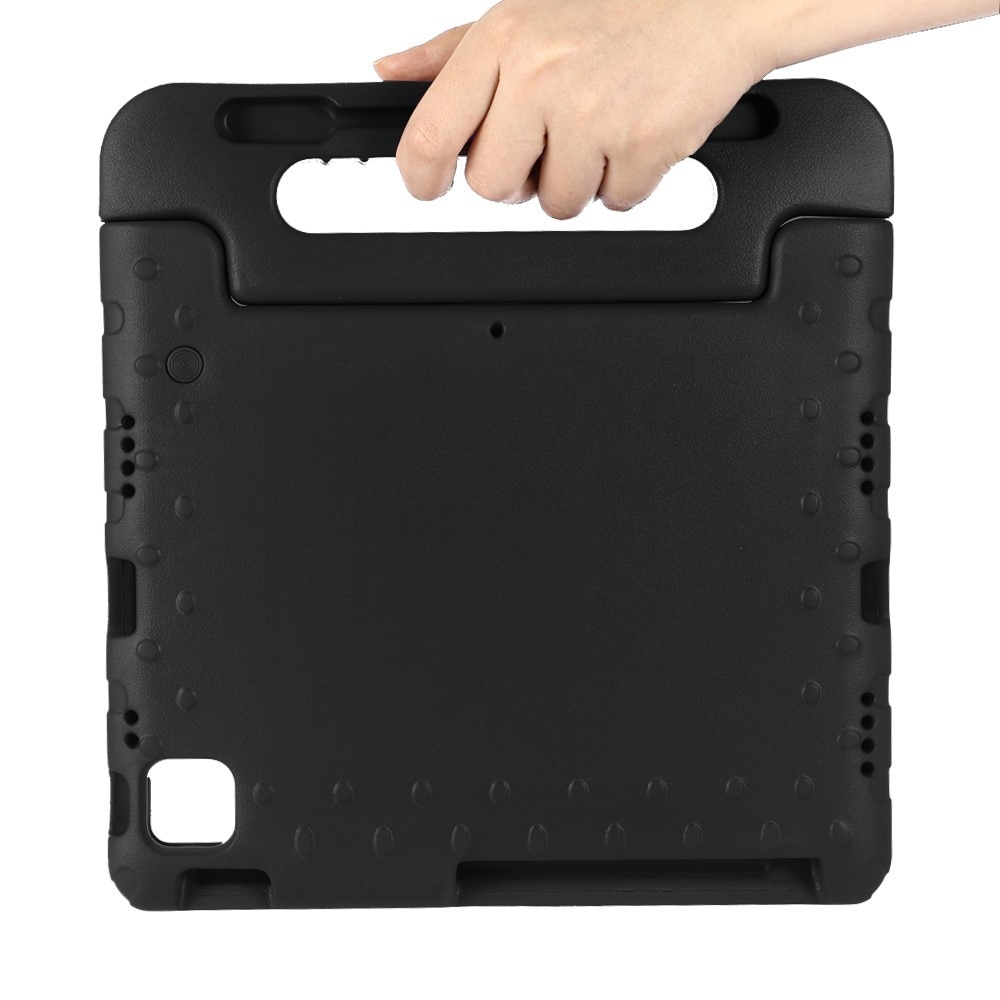 iPad Air 11 6th Gen (2024) Stöttåligt skal/fodral - Perfekt för barn, svart