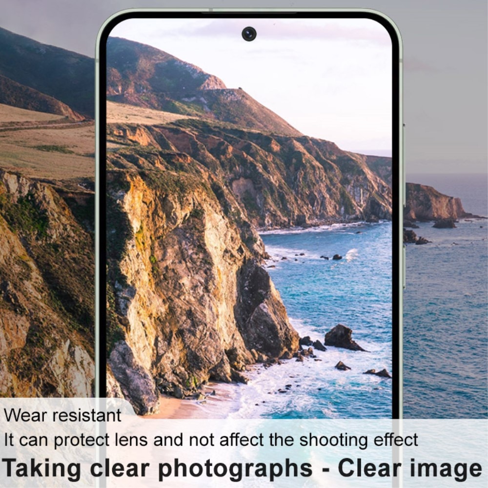 Samsung Galaxy S24 FE Kameraskydd i glas