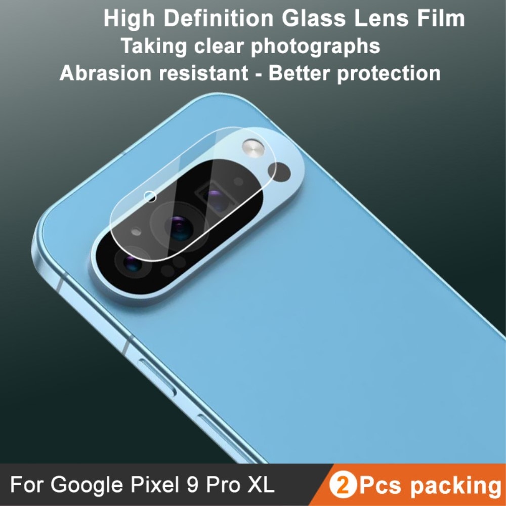 Google Pixel 9 Pro XL 2-pack Linsskydd i glas