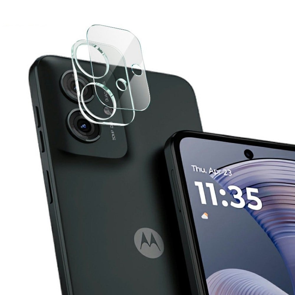 Motorola Moto G55 Kameraskydd i glas