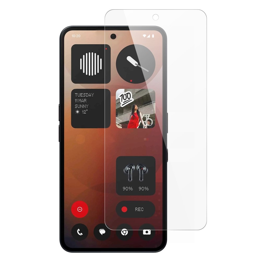 Nothing Phone 3a Skärmskydd i härdat glas