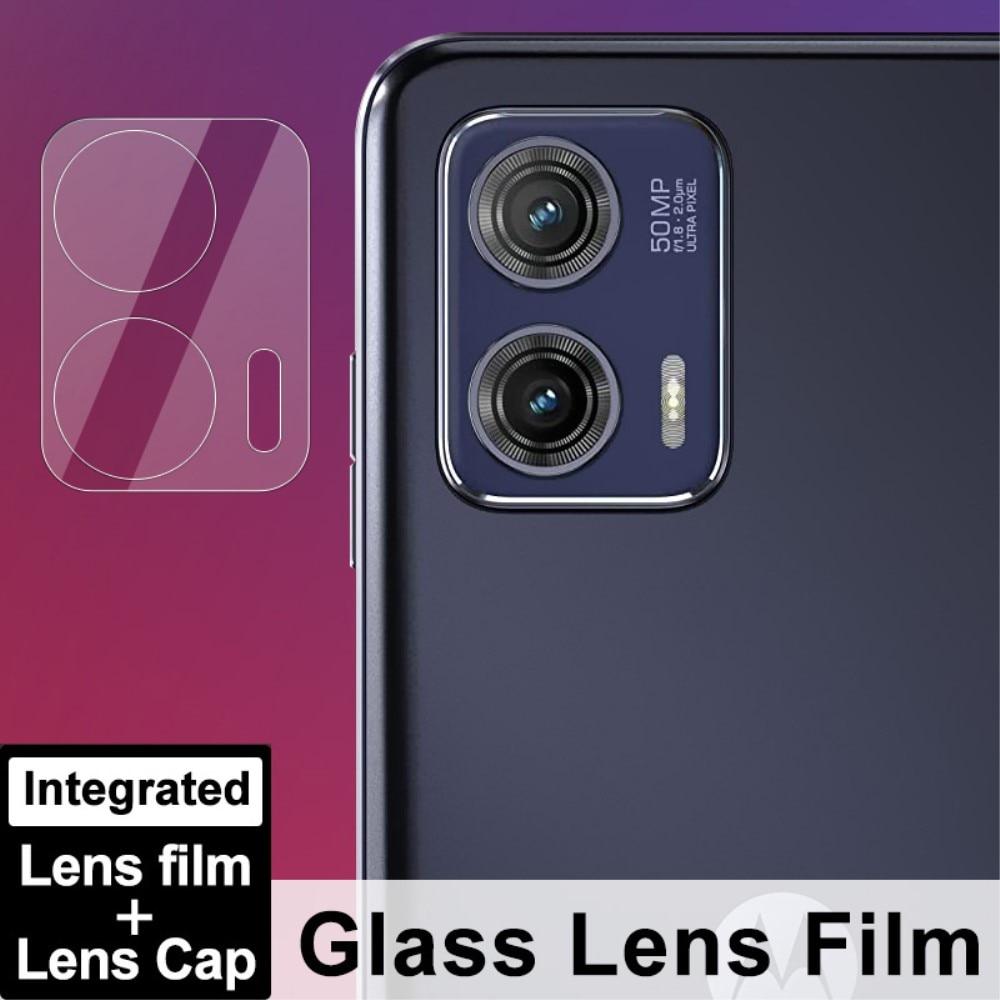Motorola Moto G73 Kameraskydd i glas