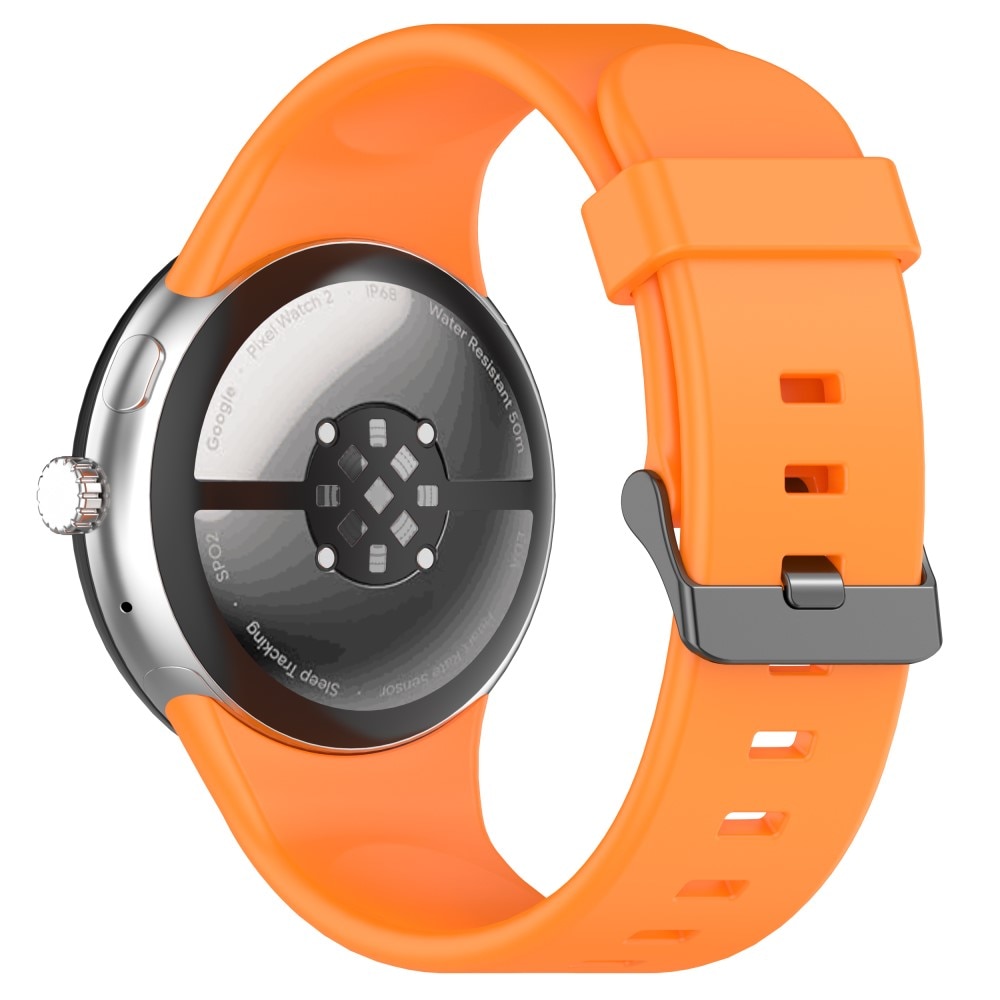 Google Pixel Watch 3 XL 45mm Armband i silikon, orange