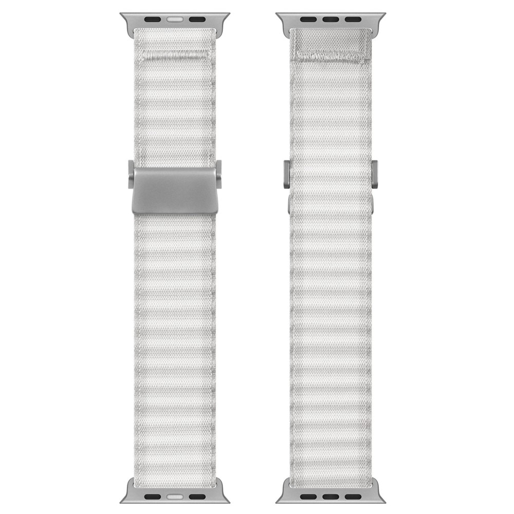 Apple Watch Series 1-3 42mm Active nylonarmband, vit