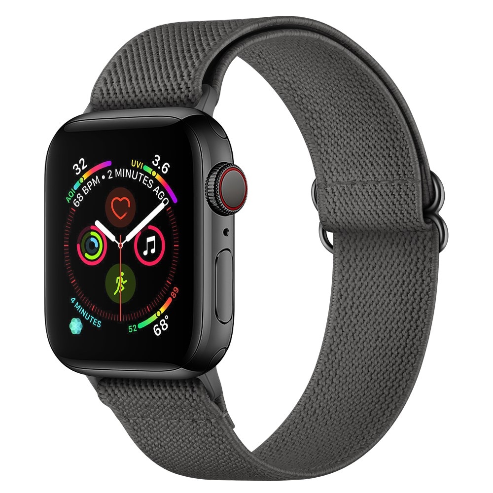 Apple Watch 45mm Series 8 Armband i resår, grå